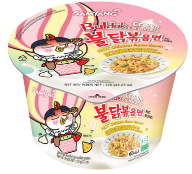 HSAMYANG-HOT-CHICKEN-RAMENCREAM-CARBONARA-BOWL-120G.png (H)SAMYANG HOT CHICKEN RAMEN(CREAM CARBONARA-BOWL) 120G