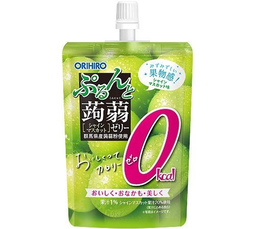 ORIHIRO-KONNYAKU-JELLY-ZERO-CALORIE-MUSCAT-130G-1盒8包.jpg ORIHIRO KONNYAKU JELLY ZERO CALORIE (MUSCAT) 130G (8 Pieces per Box)